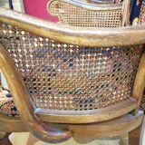 Duo of English armchairs Chippendale style