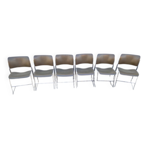 Set de 6 chaises 40/4 - david rowland