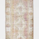 3x10 Aesthetic Geometric Turkish Vintage Runner Rug, 92x316Cm