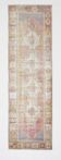 3x10 Aesthetic Geometric Turkish Vintage Runner Rug, 92x316Cm