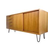 Vintage walnut sideboard by franz ehrlich for veb deutsche werkstätten hellerau
