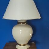 Lampe maison le dauphin écru et dorée