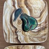 Pair of plates signed Grandjean Jourdan