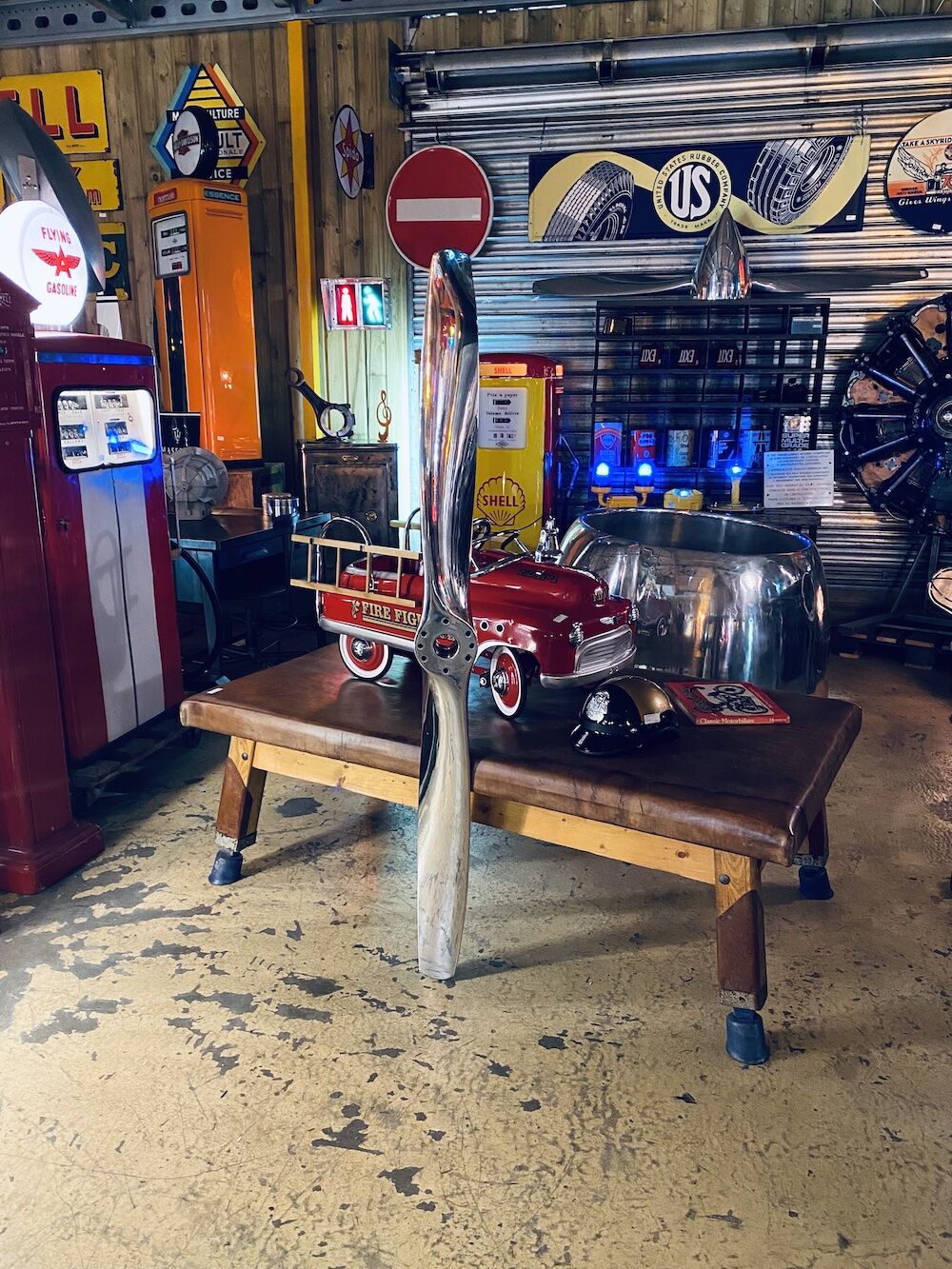 Chrome aircraft propeller