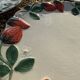 Longchamp antique strawberry barbotine plates