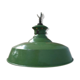 Old enamel lamp green