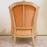 Set of Louis XV Style Gondola Bergère Armchairs