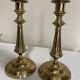 2 bronze candlesticks
