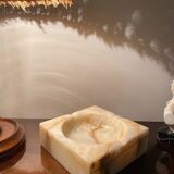 Large alabaster storage compartment