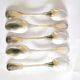 Sfam lot de 5 cuillères de table chinon en métal argenté filet ancien 21cm