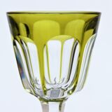 Rhine wine glass in Baccarat crystal harcourt model