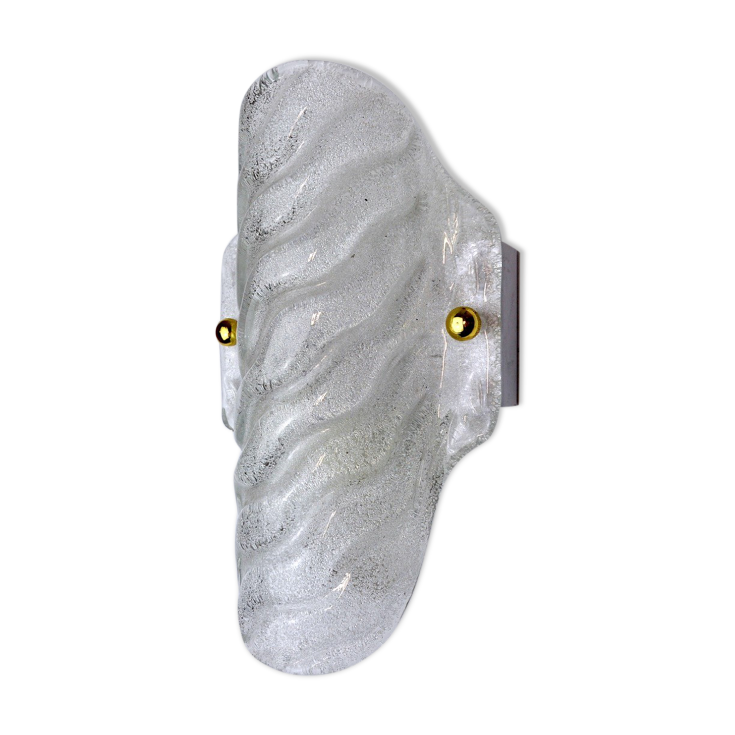 Glass wall lamp, Murano, Italy, 1970