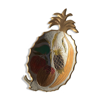 Empty brass pineapple pocket