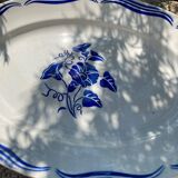 Plat ovale en faïence de Badonviller