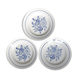 Set of 3 plates saint amand