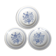 Set of 3 plates saint amand
