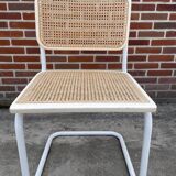 Set of 4 Cesca b32 model chairs in white