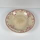Salad bowl KG Lunéville Terre de fer, "Fontainebleau", pink, 19th century