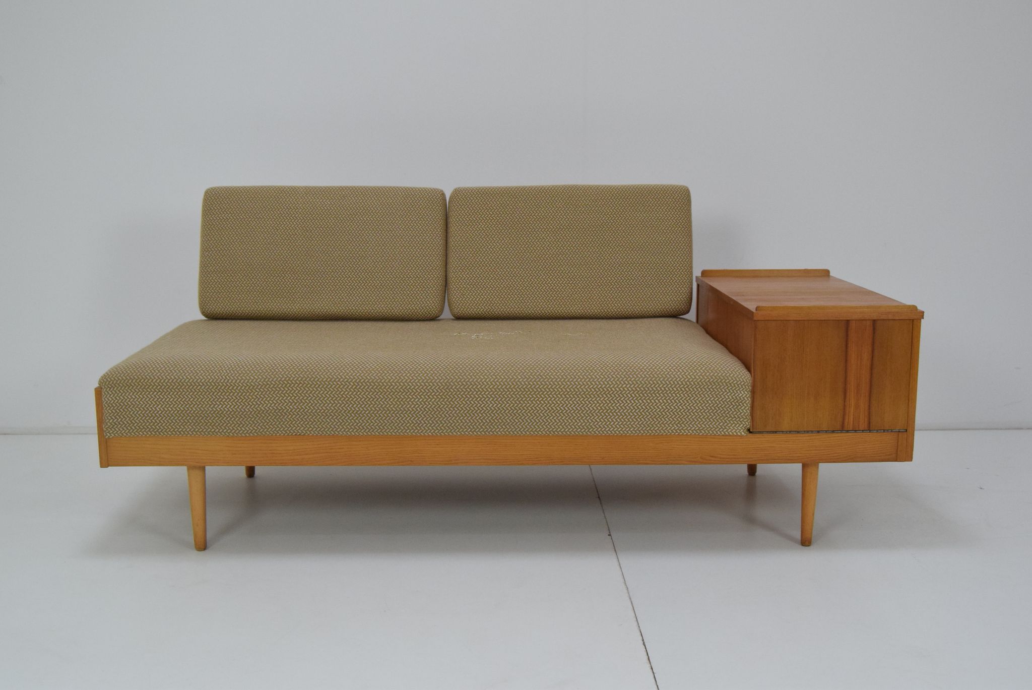 Mid-century Sofa or Daybed by Drevotvar/1970's.