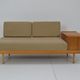 Mid-century Sofa or Daybed by Drevotvar/1970's.