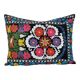 Vintage embroidered cushion cover 76x61 cm