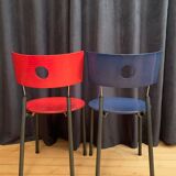 Un ensemble de quatre chaises Kusch + Co années 70