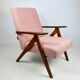 Vintage armchair B-310 VAR pink structural boucle 1970s - 2 pieces available