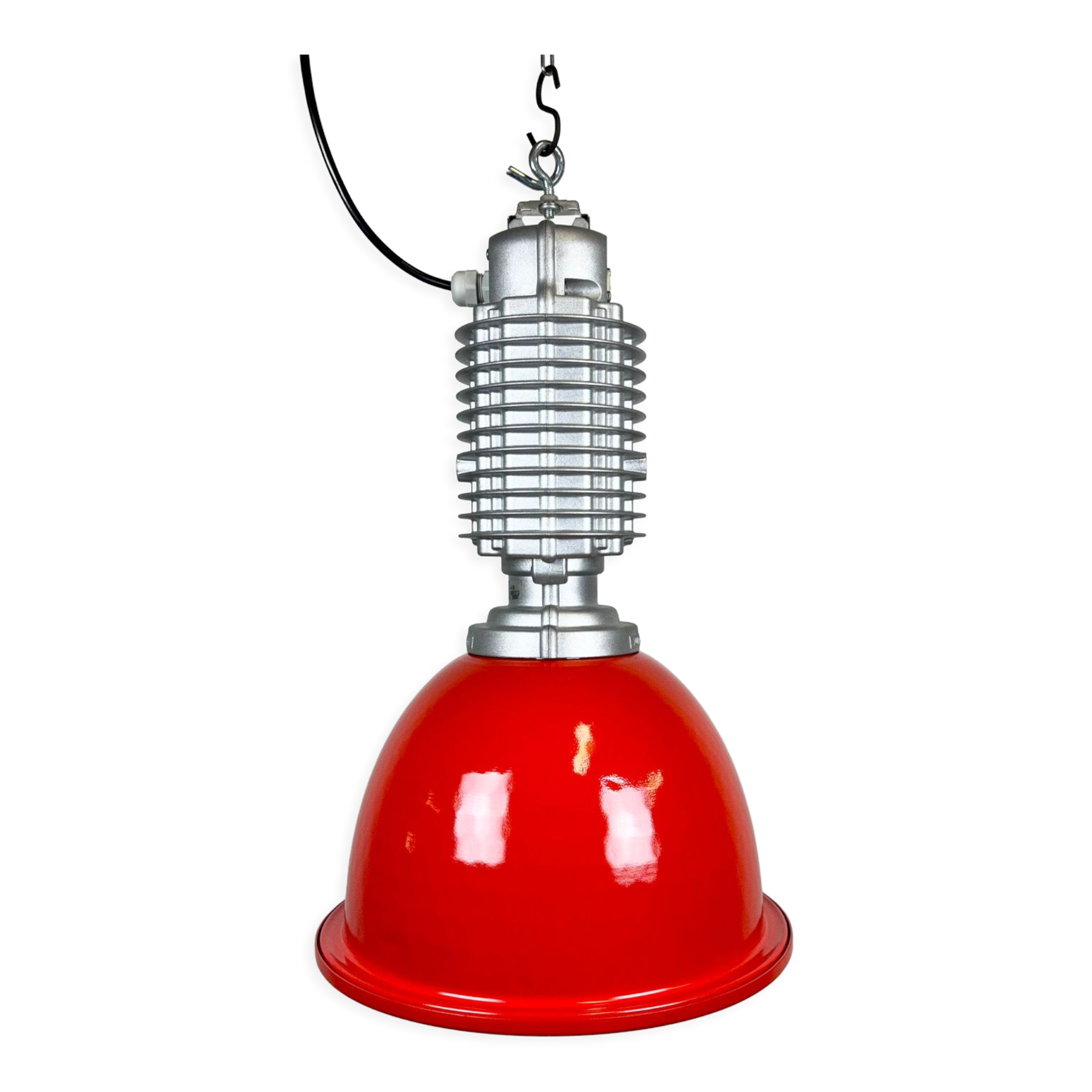 Industrial pendant lamp by charles keller for zumtobel, 1990s