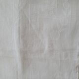 Old tablecloth in damask