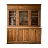 Oak showcase bookcase