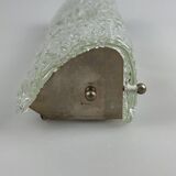 60s 70s wall lamp mirror light Germany Ice Glass Space Age Design