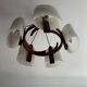 Lustre scandinave teck