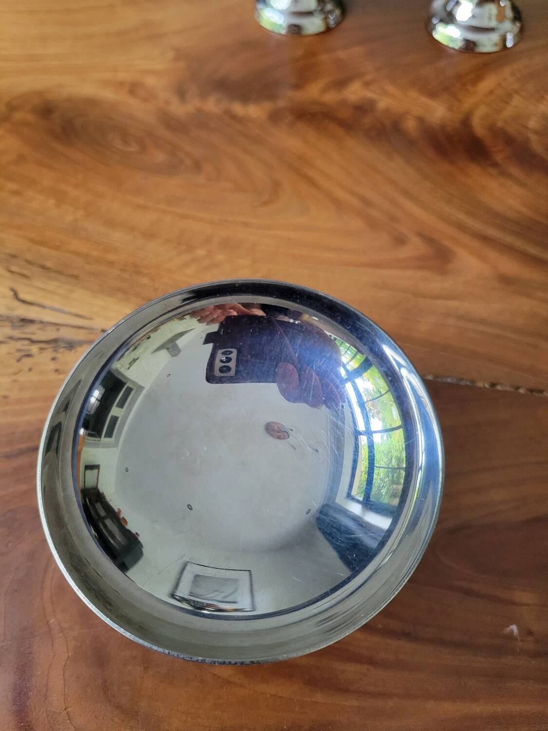 6 stainless steel ice cream cups