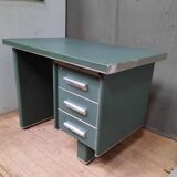 Industrial metal desk