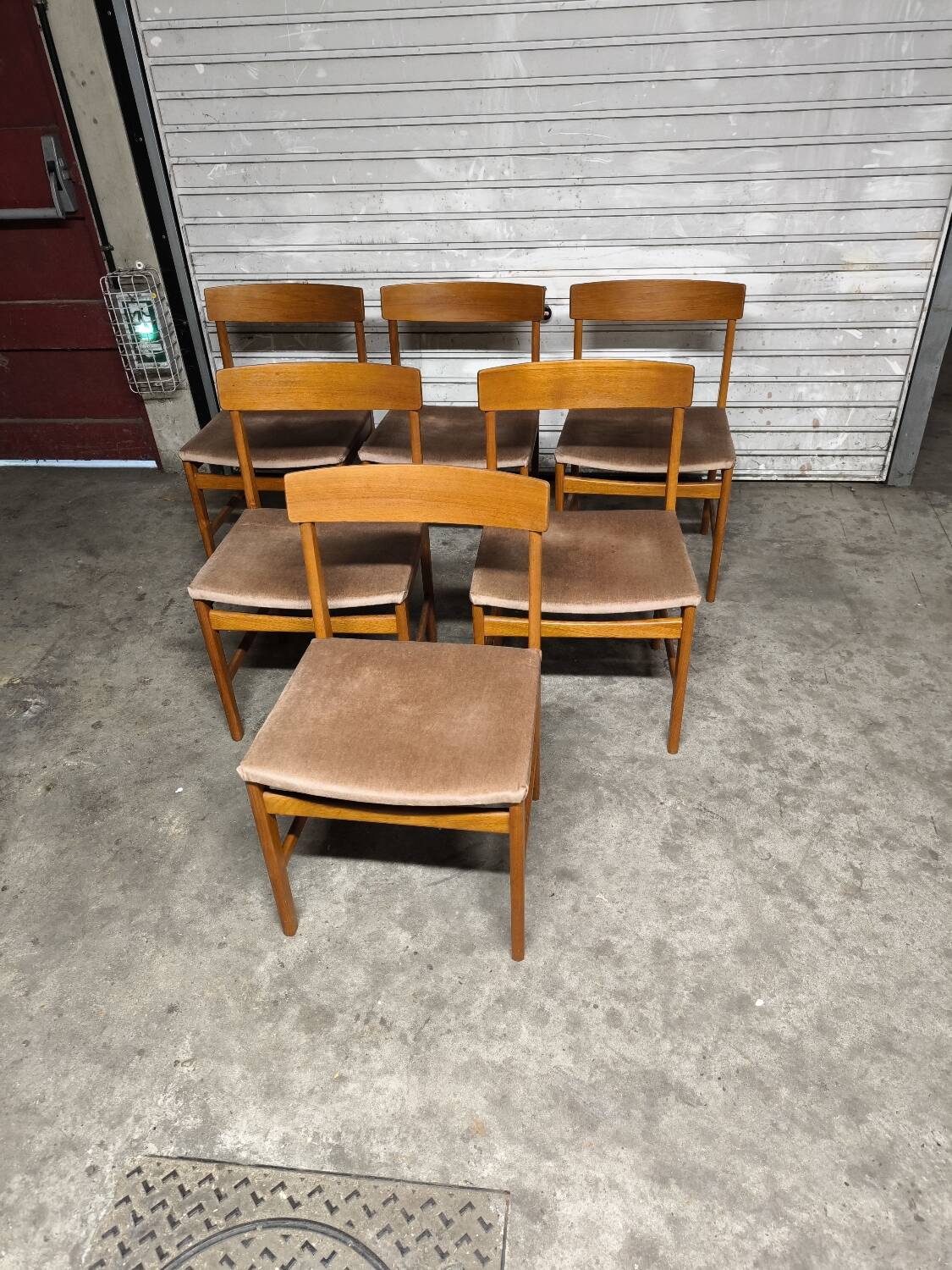 Scandinavian vintage solid teak chairs ulferts sweden 1960
