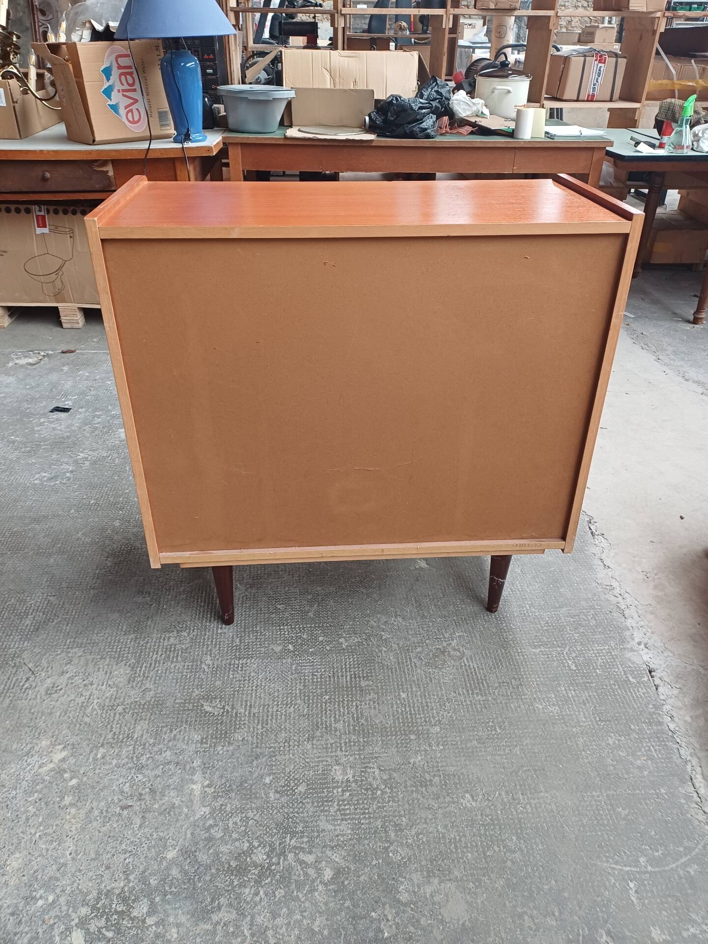 70s tapered leg chest of drawers
