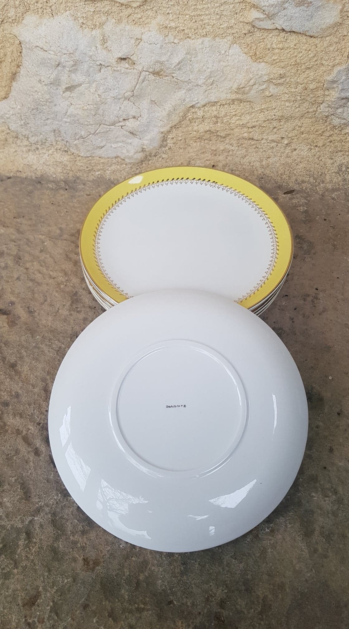 Lot de 6 assiettes Biarritz