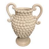 Vase Kersten Silicien blanc