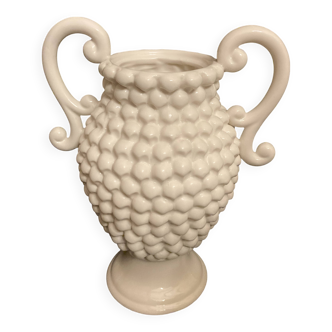 Vase Kersten Silicien blanc