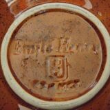 Set of 5 French Vintage Emile Henry Brown Coquille St Jacques Dishes 5193