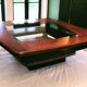 "The Twist" square coffee table