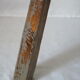 Brutalist wooden chair tripod XXth