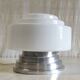 Mazda style Bauhaus opaline globe ceiling light - 1930s/40s