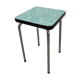 Green Formica stool