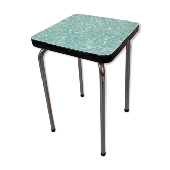 Green Formica stool