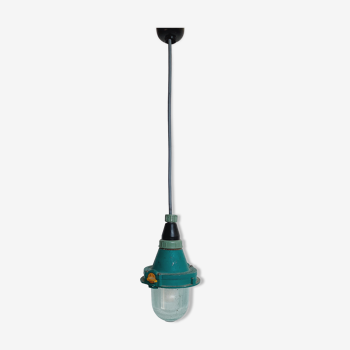 Soviet industrial suspension lamp