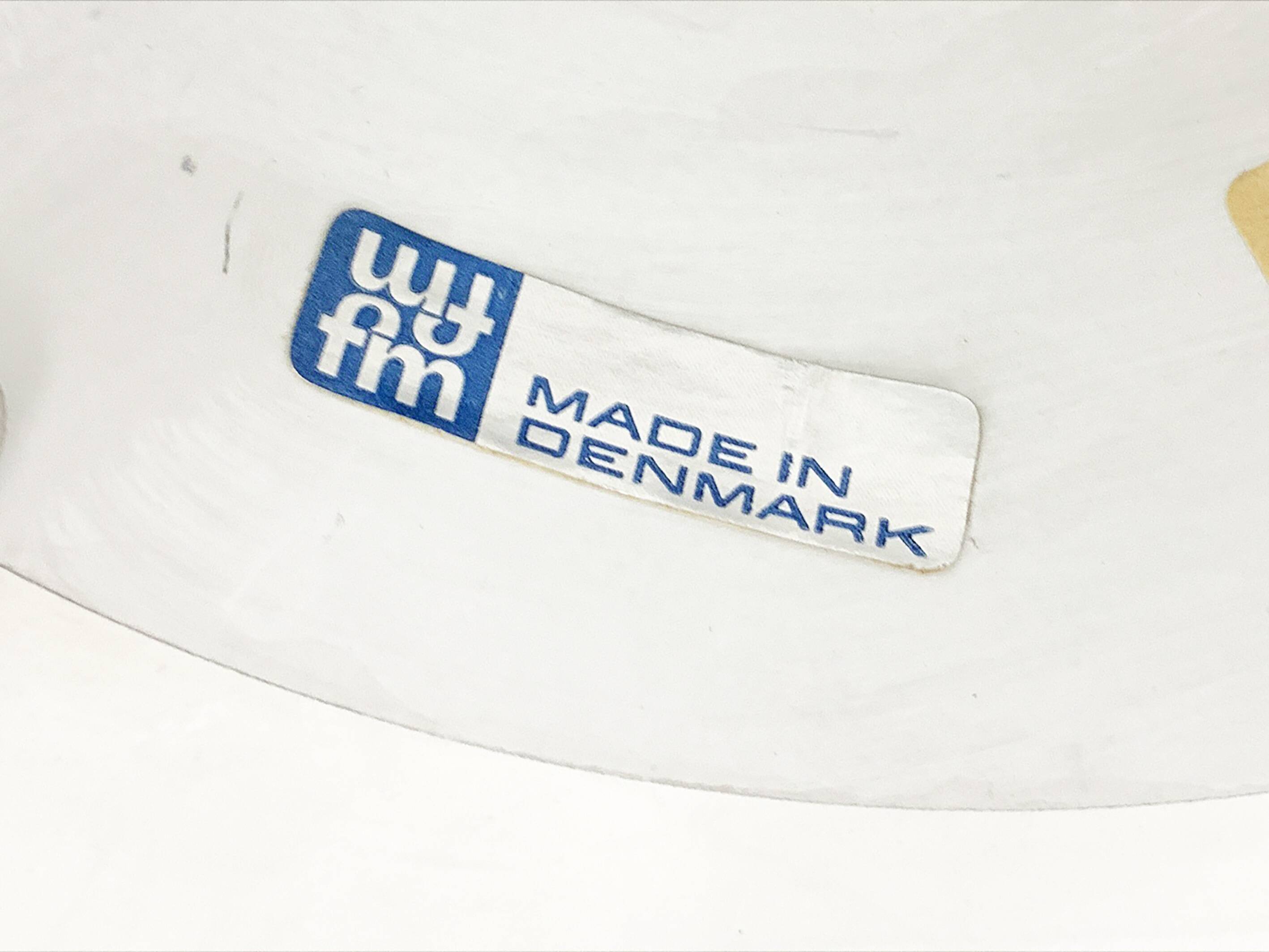 Pair of Zone Pendant Lights in gray, Jo Hammerborg for Fog & Mørup, 1960s