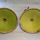 80's Concept Glass Italian Pendant Lights, Vintage Design Pair