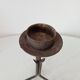 Antique wrought iron candlestick