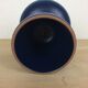 Vintage blue ceramic candle holder